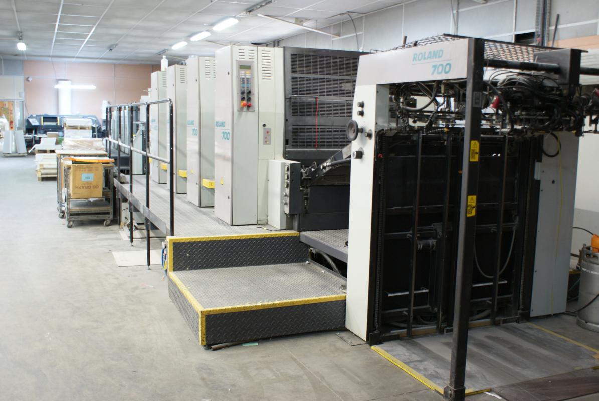 Machine impression offset - Imprimerie à Bayeux
